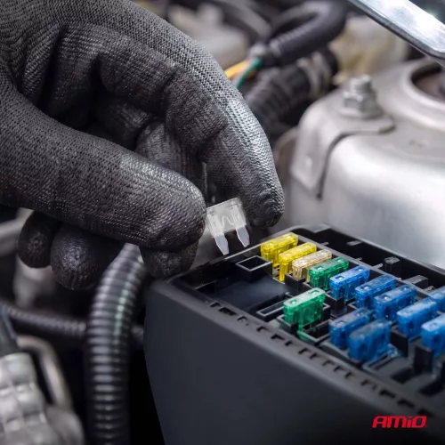 AMiO autós késes biztosítékok MINI 3 db 25A (05101)
