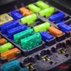 AMiO autós késes biztosítékok MINI 3 db 30A (05102)