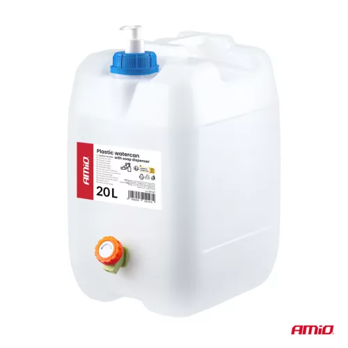 AMiO műanyag vizeskanna szappanadagolóval 20L (05147)