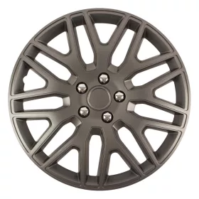   Versaco kerék védőhuzat DAKAR NC 15" GRAPHITE – krómozott csavarfejekkel (10952)