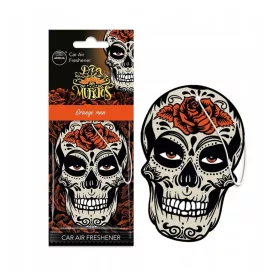   Aroma Car Autóillatosító MUERTOS Skull Orange Man Island Driftwood (A10379)