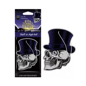   Aroma Car Autóillatosító MUERTOS Skull in Hat Black Oud (A10380)
