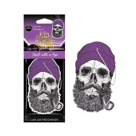   Aroma Car Autóillatosító MUERTOS Skull with a Pipe Coral Stuff (A10381)