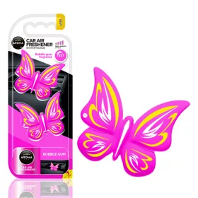   Aroma Car autóillatosító AROMA FANCY SHAPES BUTTERFLY Bubble Gum (A83533)