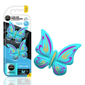   Aroma Car autóillatosító AROMA FANCY SHAPES BUTTERFLY Fresh Linen (A83535)