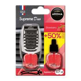   Aroma Car autóillatosító AROMA SUPREME DUO STRAWBERRY (A92254)