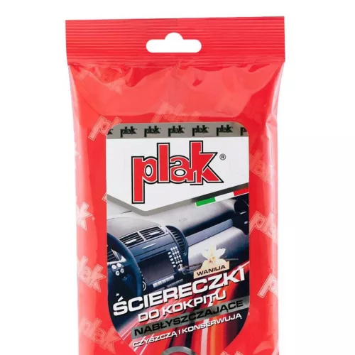 Plak műszerfalápoló törlőkendők 24 db- vanilla (E0424)