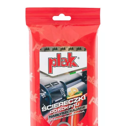 Plak műszerfalápoló törlőkendők 24 db (E0425)