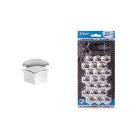 J-TEC kerékcsavar-védő sapkák 19 mm króm (G21304)