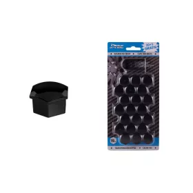 J-TEC kerékcsavar-védő sapkák 19 mm fekete (G21305)