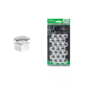 J-TEC kerékcsavar-védő sapkák 21 mm króm (G21308)