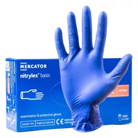   MERCATOR nitril védőkesztyű Nitrylex Basic méret XL 100 db (MER02959)