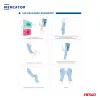 MERCATOR nitril védőkesztyű Nitrylex Basic méret M 100 db (MER13329)