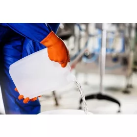   MERCATOR nitril kesztyű GoGrip narancssárga méret M, 50 db (MER20335)