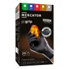 MERCATOR gogrip fekete nitril kesztyű, egyenként adagolható, XL, 100 db (MER20887)