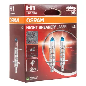   Osram Halogénizzó H1 12V 55W P14,5s NIGHT BREAKER UNLIMITED /2 db/ (O-64150NL-HCB)
