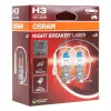 Osram Halogénizzó H3 12V 55W PK22S NIGHT BREAKER lézerfóliás +150%/2 db (O-64151NL-HCB)