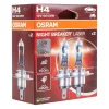 Osram Halogénizzó H4 12V 60/55W P43t NIGHT BREAKER lézerfóliás +150%/2 db (O-64193NL-HCB)