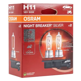   Osram Halogénizzó H11 12V 55W PGJ19-2 NIGHT BREAKER ezüst+100% /2 db (O-64211NBS-HCB)