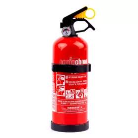   Ogniochron porral oltó tűzoltókészülék ABC – nyomás mérő és fali rögzítő, 1 kg (OG60179)
