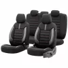OTOM Autós üléshuzat-készlet LIMITED 101 fekete/piros 3-ZIP (OT74047)