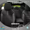 OTOM Autós üléshuzat-készlet LIMITED 101 fekete/piros 3-ZIP (OT74047)