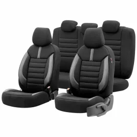   OTOM Autós üléshuzat-készlet LIMITED 102 fekete/szürke 3-ZIP (OT74048)