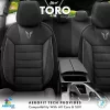 OTOM Autós üléshuzat-készlet TORO 902 fekete/füstszínű NZ (OT76893)
