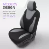 OTOM Autós üléshuzat-készlet RUBY 1202 szürke/fekete 3-ZIP (OT76901)