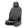 OTOM Autós üléshuzat-készlet INSPIRE 3501 fekete ECO-bőr 3-ZIP (OT85511)