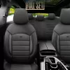 OTOM Autós üléshuzat-készlet INSPIRE 3501 fekete ECO-bőr 3-ZIP (OT85511)