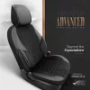 OTOM Autós üléshuzat-készlet ADVANCED 204 fekete BABYFACE 3-ZIP (OT86741)