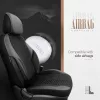 OTOM Autós üléshuzat-készlet ADVANCED 204 fekete BABYFACE 3-ZIP (OT86741)