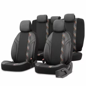   OTOM Autós üléshuzat-készlet HORIZON 1805 narancssárga 3-ZIP (OT86745)