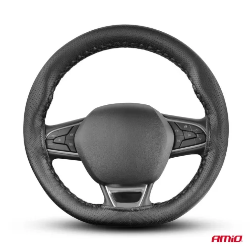 OTOM perforált felvarrható kormányvédő fekete 38-39 cm (OTDK201)
