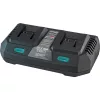 BORMANN Pro Dupla akkumulátortöltő BORMANN Pro 20 V Li-Ion akkukhoz, 3 A (BBP2005)