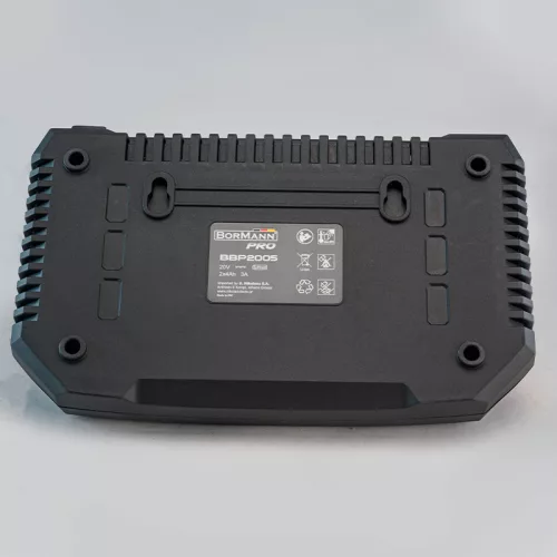 BORMANN Pro Dupla akkumulátortöltő BORMANN Pro 20 V Li-Ion akkukhoz, 3 A (BBP2005)