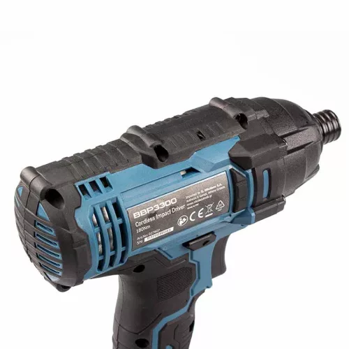 BORMANN Pro Akkus ütvecsavarozó 20 V, 1/4” HEX befogással, 180 Nm, akku és töltő nélkül (BBP3300)