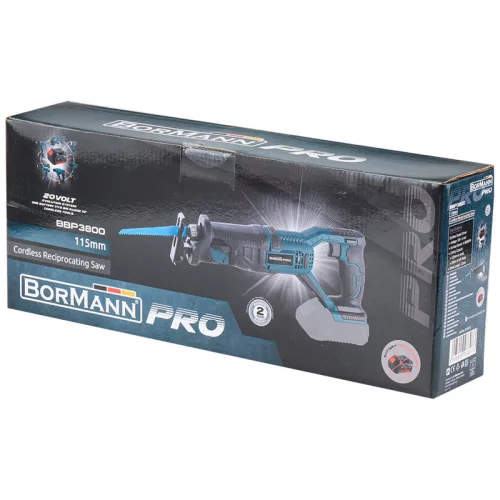 BORMANN Pro Akkus orrfűrész 20 V, 115 mm vágáskapacitással, akku és töltő nélkül (BBP3800)