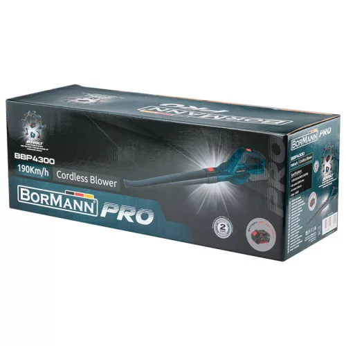 BORMANN Pro Akkus lombfúvó 20 V, 190 km/h levegősebesség, akku és töltő nélkül (BBP4300)