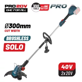   BORMANN Pro Akkus fűszegélynyíró 40 V, 300 mm, akku és töltő nélkül (BBP4550)