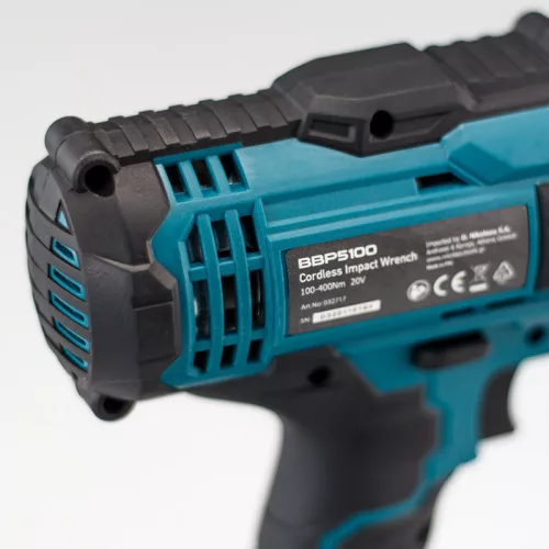 BORMANN Pro Akkus ütvecsavarozó 20 V, 1/2”, 400 Nm, akku és töltő nélkül (BBP5100)