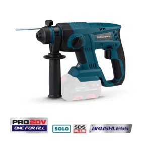   BORMANN Pro akkumulátoros szénkefementes fúrókalapács SDS-plus 20V, Li-Ion, 2,2J (akku és töltő nélkül) (BBP5200)