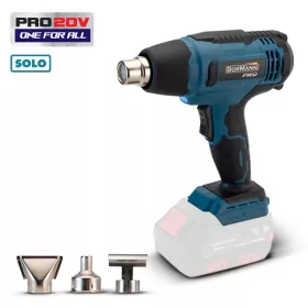   BORMANN Pro akkumulátoros hőlégfúvó 20V, Li-Ion, 550°C, 200L/perc (akku és töltő nélkül) (BBP5250)