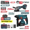 BORMANN Pro Akkus fúrókalapács és sarokcsiszoló készlet 20 V, szénkefementes, 2×4 Ah akkuval (BBP5303X44Τ2CA)
