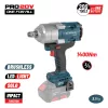 BORMANN Pro Akkus ütvecsavarozó 20 V, 3/4”, 1400 Nm, szénkefementes, akku és töltő nélkül (BBP5390)