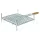 BORMANN BBQ Négyszög alakú INOX sütő rács lábakkal, 35x25cm (BBQ1004)