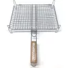 BORMANN BBQ Négyszög alakú INOX sütő rács lábakkal, 35x25cm (BBQ1011)