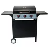 BORMANN 3 égős GÁZGRILL, öntöttvas grillrács (BBQ3000)
