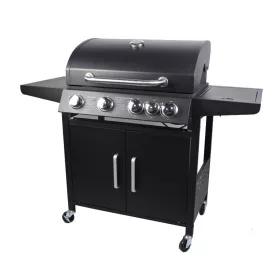   BORMANN 4+1 égős GÁZGRILL, öntöttvas grillrács (BBQ4100)